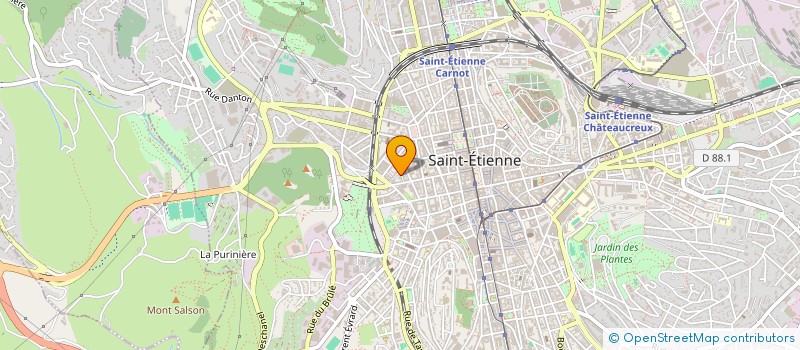 localisation de l'entreprise SAINTE MENTALE  SAINT-ETIENNE