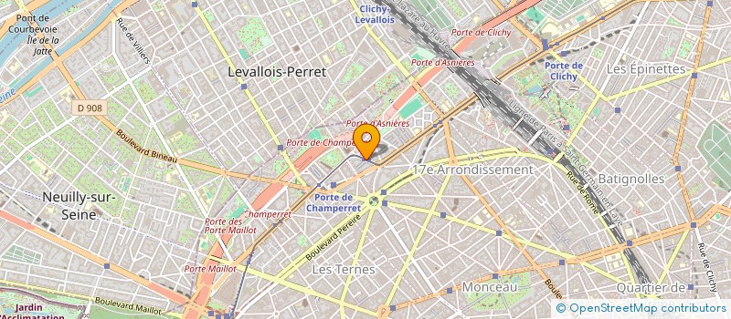 localisation de l'entreprise SAINTE-ODILE AUTOMOBILES à PARIS