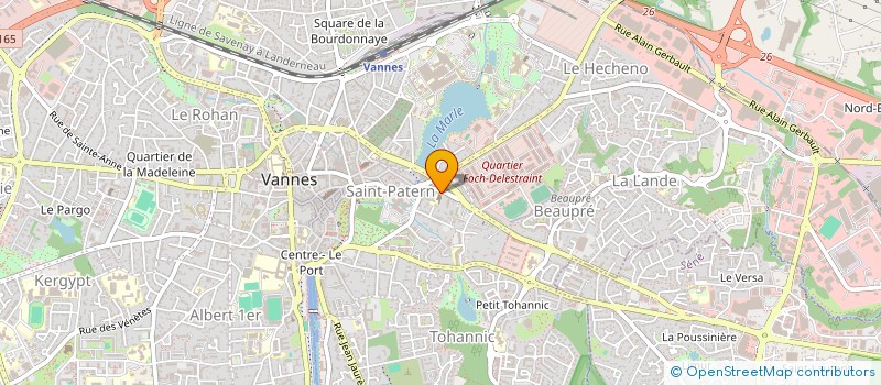 localisation de l'entreprise SAINTE PHILOMENE à VANNES