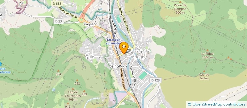 localisation de l'entreprise SAINTE QUITTERIE à TARASCON-SUR-ARIEGE