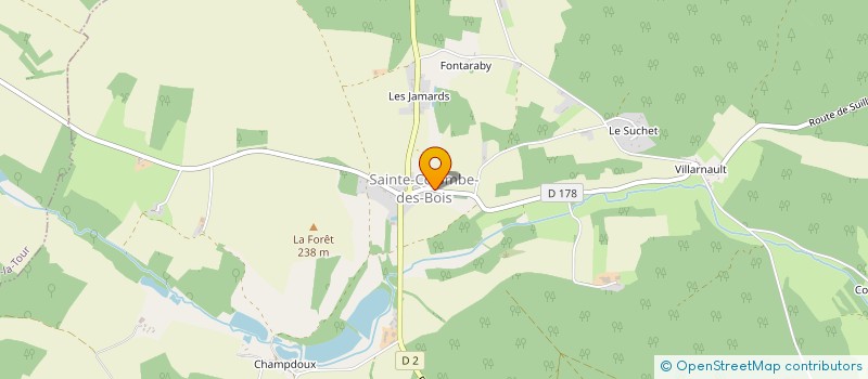 localisation de l'entreprise SAINTE RADEGONDE DE PERROY à PERROY
