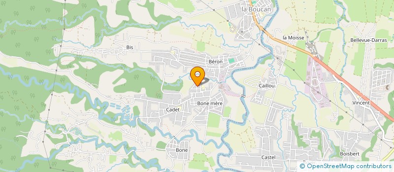 localisation de l'entreprise SAINTE ROSE FJ  SAINTE-ROSE