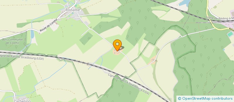 localisation de l'entreprise SAINTE SUZANNE  RODALBE