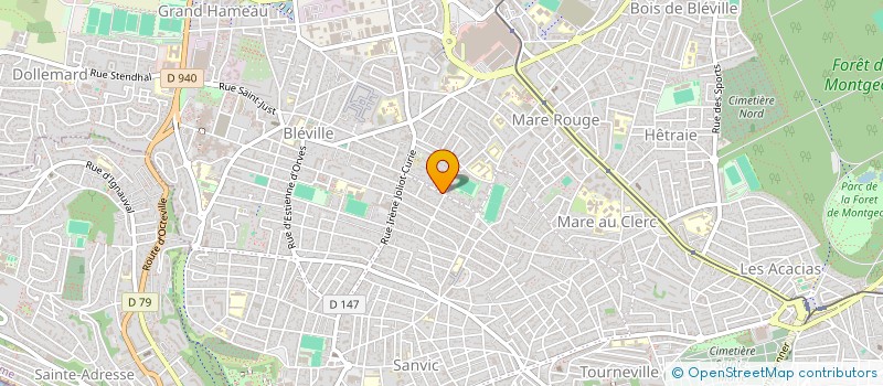 localisation de l'entreprise SAINTE THERESE  LE HAVRE