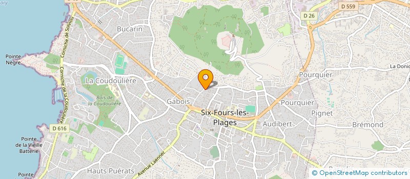 localisation de l'entreprise SAINTE VICTOIRE à SIX-FOURS-LES-PLAGES