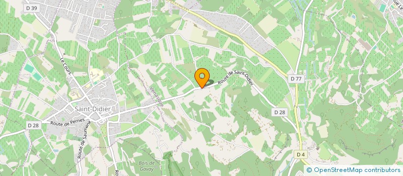 localisation de l'entreprise SAINTE VICTOIRE  VENASQUE