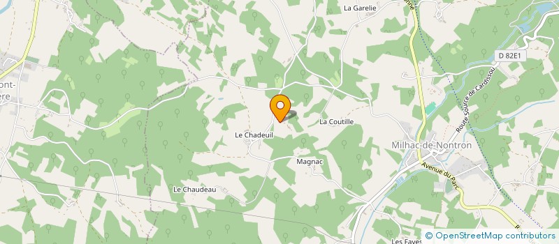 localisation de l'entreprise SAINTE VICTOIRE  MILHAC-DE-NONTRON