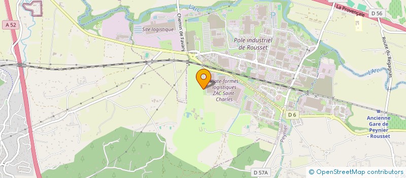 localisation de l'entreprise SAINTE VICTOIRE BUSINESS CENTER  FUVEAU