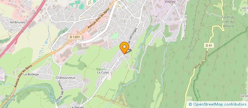 localisation de l'entreprise SAINTE VIRGINIE & SEBASTIEN à ANNECY