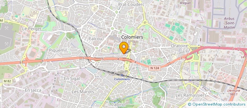 localisation de l'entreprise SAINTES CATHERINE à COLOMIERS