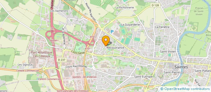 localisation de l'entreprise SAINTES GAMBETTA IMMOBILIER  SAINTES