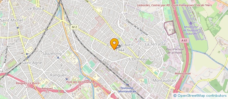 localisation de l'entreprise SAINTEX à TOULOUSE