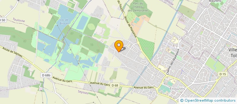 localisation de l'entreprise SAINTEX à FROUZINS