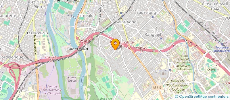 localisation de l'entreprise SAINTEX à TOULOUSE