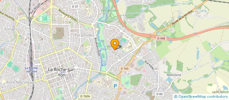 localisation de l'entreprise SAINTEZE  MOUILLERON-LE-CAPTIF