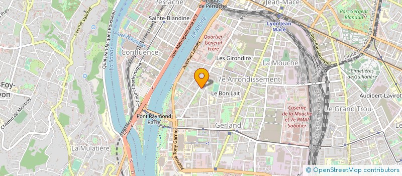 localisation de l'entreprise SAINTGENESTIS à LYON