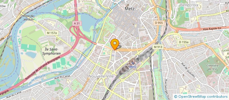 localisation de l'entreprise SAINTHEN à METZ