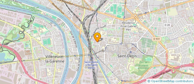 localisation de l'entreprise SAINTHOSINI ALIMENTATION à SAINT-DENIS