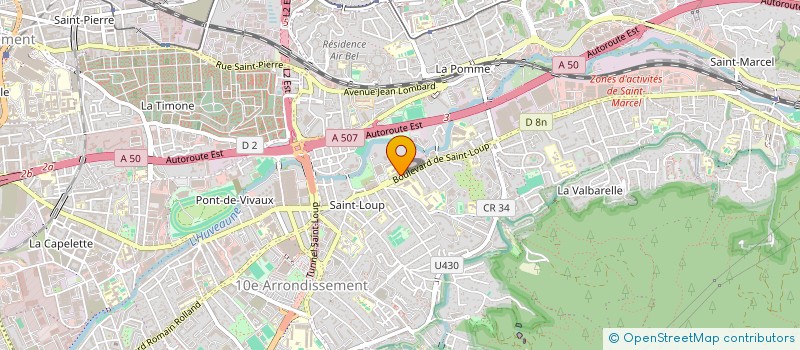 localisation de l'entreprise SAINTMAR à MARSEILLE