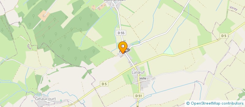 localisation de l'entreprise SAINTOIS FOURRAGE  LALUF