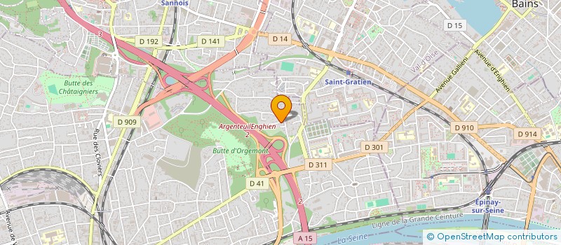 localisation de l'entreprise SAINTON HAMANT IMMOBILIER  ARGENTEUIL