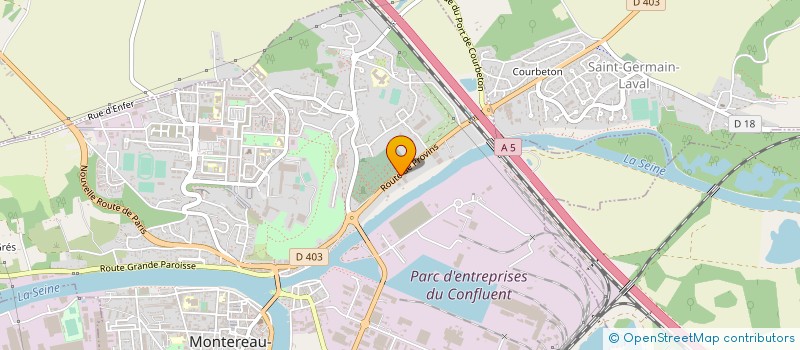 localisation de l'entreprise SAINTON-SAINT MARTIN à MONTEREAU-FAULT-YONNE
