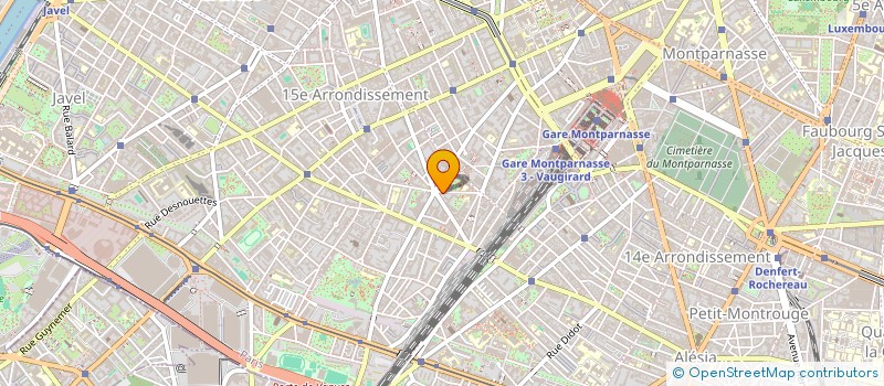 localisation de l'entreprise SAINTONGE à PARIS