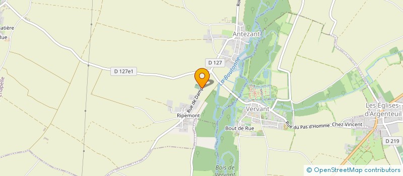 localisation de l'entreprise SAINTONGE AGRI REBOISEMENT  ANTEZANT-LA-CHAPELLE