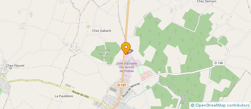 localisation de l'entreprise SAINTONGE ECHAFAUDAGE  SAINT-GENIS-DE-SAINTONGE