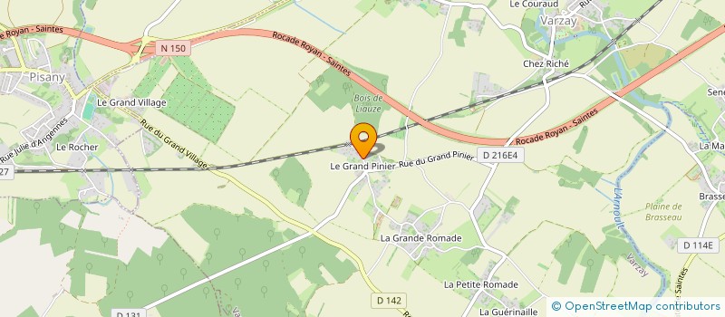 localisation de l'entreprise SAINTONGE IMMO  SAINTES