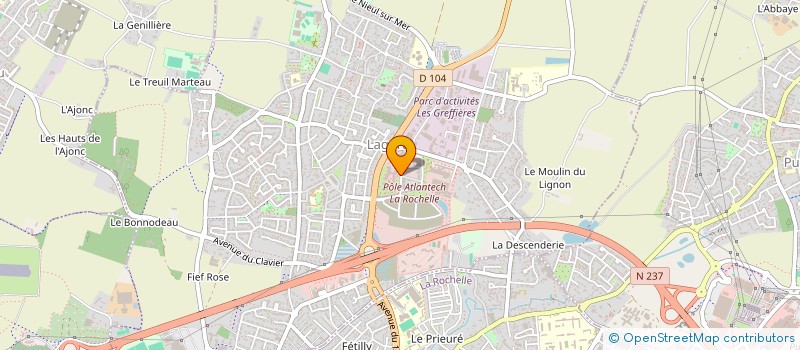 localisation de l'entreprise SAINTONGE IMMOBILIER  LAGORD