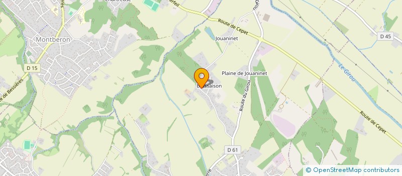 localisation de l'entreprise SAINTORIX  ST ORENS DE GAMEVILLE