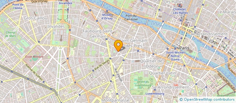 localisation de l'entreprise SAINTS PERES GRENELLE à PARIS
