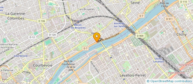 localisation de l'entreprise SAINTS - PERES SAS à COURBEVOIE