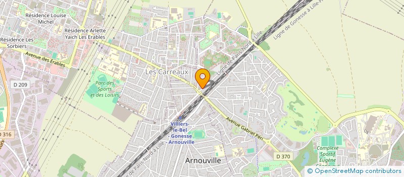 localisation de l'entreprise SAINTVILLE HABITAT  GONESSE