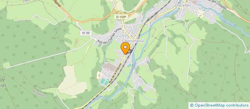 localisation de l'entreprise SAINVAL  CHENIMENIL