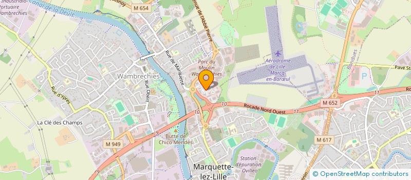 localisation de l'entreprise SAINVAL à WAMBRECHIES