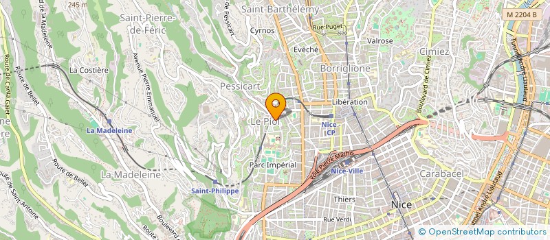 localisation de l'entreprise SAINVEST  NICE