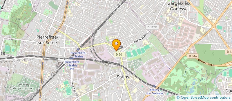 localisation de l'entreprise SAIRAM à STAINS