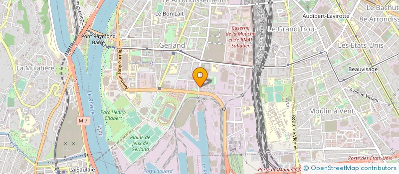 localisation de l'entreprise SAISIE ET GESTION INFORMATISEE SERVICES  LYON