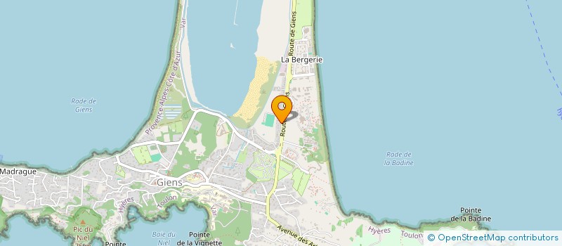 localisation de l'entreprise SAISIE ONLINE  HYERES