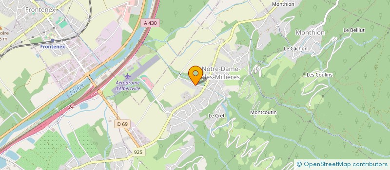 localisation de l'entreprise SAISIES LOISIRS  NOTRE-DAME-DES-MILLIERES