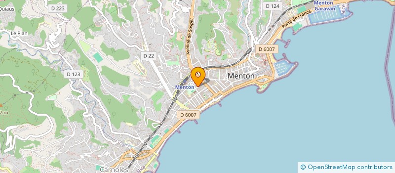 localisation de l'entreprise SAISON 2 à MENTON