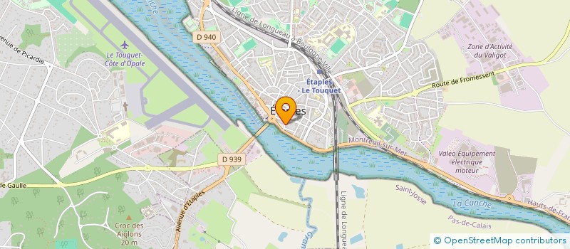 localisation de l'entreprise SAISON à ETAPLES