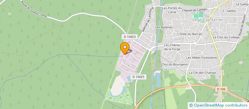 localisation de l'entreprise SAISON 5  LEGE-CAP-FERRET