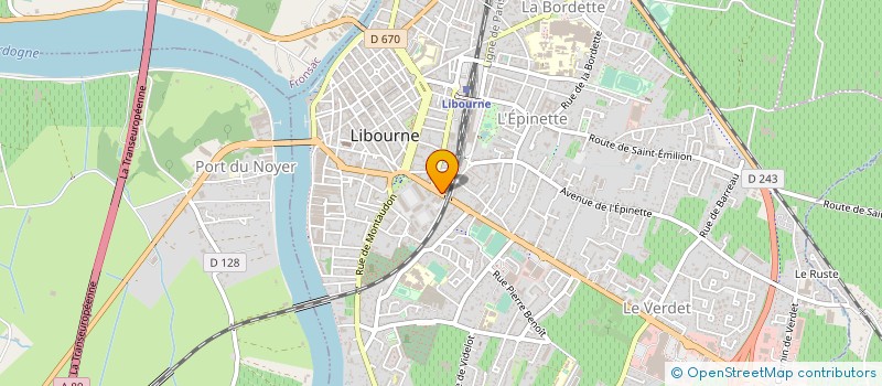 localisation de l'entreprise SAISON BIO à LIBOURNE