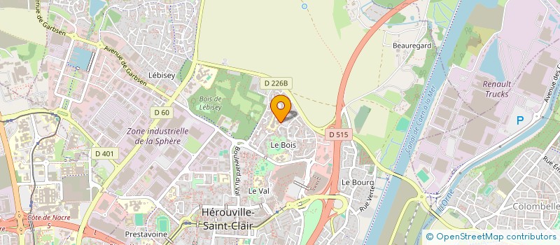 localisation de l'entreprise SAISON MUSICALE D'HEROUVILLE  HEROUVILLE-SAINT-CLAIR