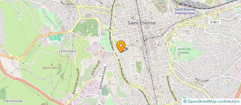 localisation de l'entreprise SAISONS DES QUATRES  SAINT-ETIENNE