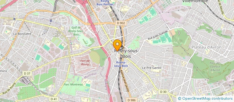 localisation de l'entreprise SAISONS MUSICALES BLUTHNER à ROSNY-SOUS-BOIS