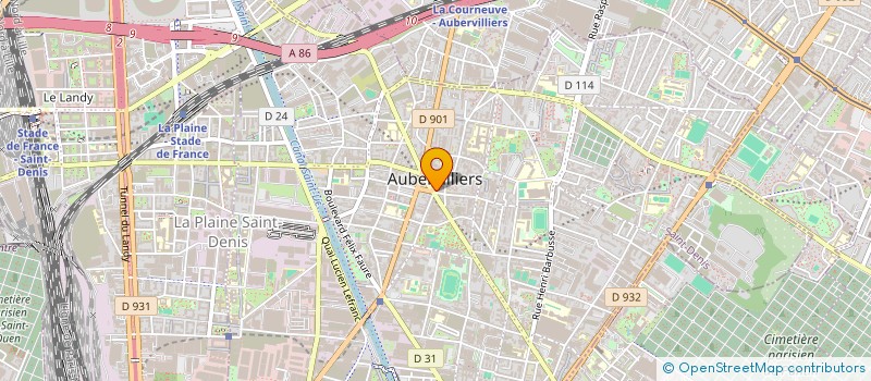 localisation de l'entreprise SAIT  AUBERVILLIERS